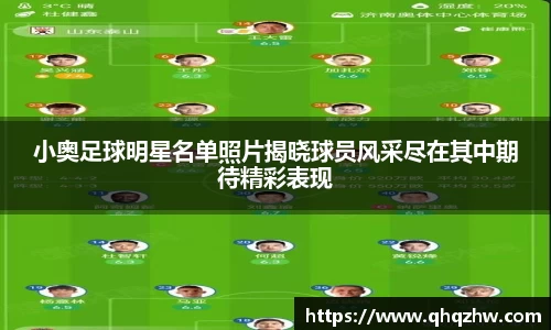 小奥足球明星名单照片揭晓球员风采尽在其中期待精彩表现